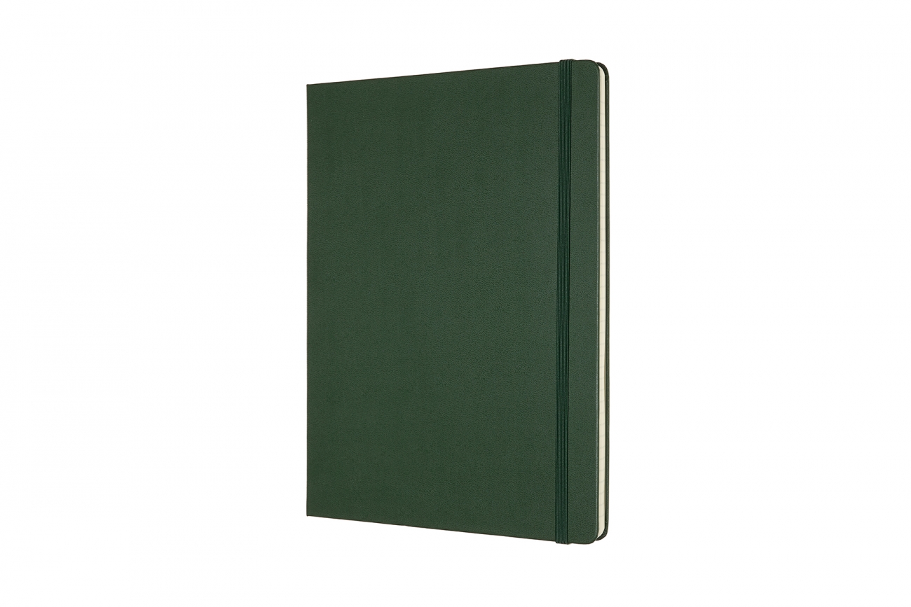 CLASSIC HARD COVER NOTEBOOK - RULED - EXTRA LARGE - MYRTLE GREEN