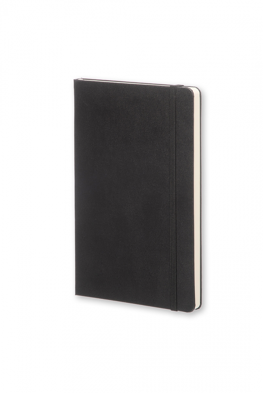 CLASSIC HARD COVER NOTEBOOK - DOT GRID - LARGE - BLACK